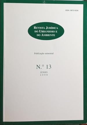 REVISTA JURÍDICA DO URBANISMO E DO AMBIENTE, N.º 13, JUNHO 2000.