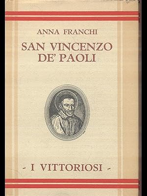 Bild des Verkufers fr San Vincenzo De' Paoli zum Verkauf von Librodifaccia