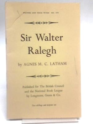 Immagine del venditore per Sir Walter Ralegh venduto da World of Rare Books