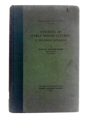 Bild des Verkufers fr Studies in Early Roman Liturgy Vol. II The Roman Gospel Lectionary zum Verkauf von World of Rare Books