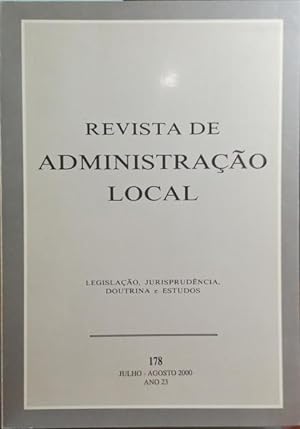 REVISTA DE ADMINISTRAÇÃO LOCAL, N.º 178, JULHO-AGOSTO 2000.