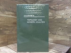 Seller image for Introduction to Topology and Modern Analysis for sale by Archives Books inc.