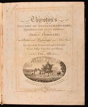 Immagine del venditore per Thoroton's History of Nottinghamshire venduto da Rooke Books PBFA