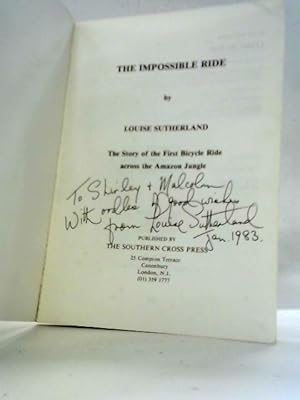 Seller image for The Impossible Ride for sale by World of Rare Books