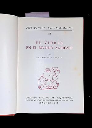 Seller image for El vidrio en el mundo antiguo for sale by LibrairieLaLettre2