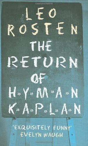 Bild des Verkufers fr The Return of Hyman Kaplan (Prion Humour Classics S.) zum Verkauf von WeBuyBooks