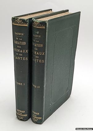 Image du vendeur pour De la variation des animaux et des plantes sous l'action de la domestication mis en vente par Librairie Alain Brieux