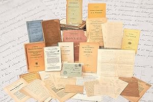 Très importantes et dernières archives en main privées comprenant manuscrits, tapuscrits, épreuve...