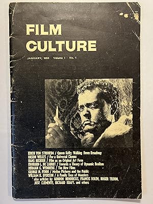 Film Culture, january, 1955. Volume I No. 1