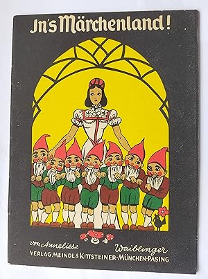 Ins Märchenland ! Malbuch mit 8 Märchen unbenutzt. 1930