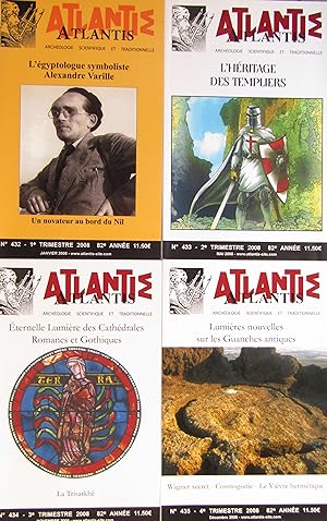 Revue ATLANTIS N° 428 à 431 Année 2007 complète