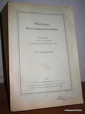 Würzburger Diözesangeschichtsblätter. 14./15. Jahrgang (1952/1953).