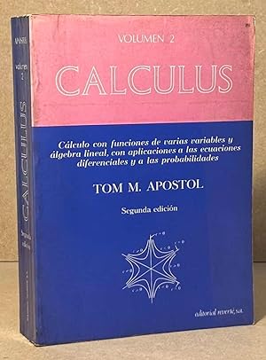 Bild des Verkufers fr Calculus _ Volumen 2 segunda edition zum Verkauf von San Francisco Book Company