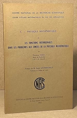 Imagen del vendedor de Les Fonctions Orthogonales Dans Les Problems Aux Limites De La Physique Mathematique a la venta por San Francisco Book Company