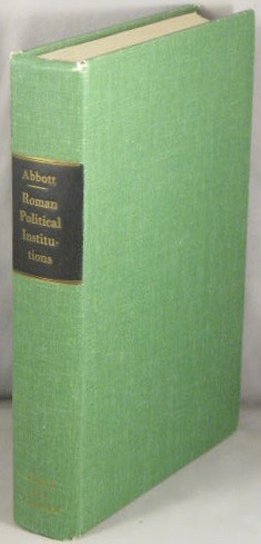 Seller image for A History and Description of Roman Political Institutions. for sale by Bucks County Bookshop IOBA
