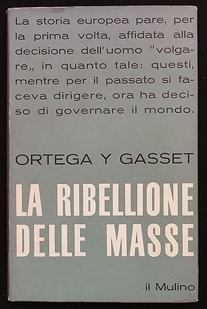 Immagine del venditore per La ribellione delle masse venduto da Libreria Menab