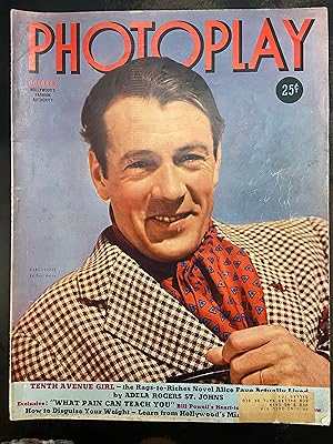 Photoplay Magazine: October 1939, Gary Cooper (Vol. LIII., No. 10)