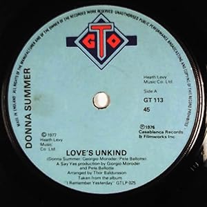 Imagen del vendedor de Love's Unkind / Autumn Changes [7" 45 rpm Single] a la venta por Kayleighbug Books, IOBA