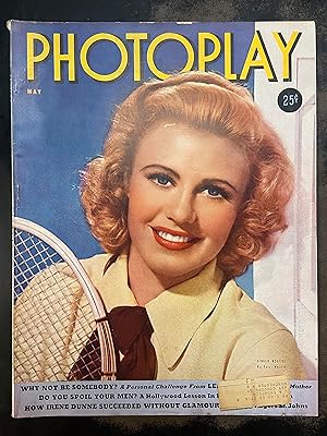 Photoplay Magazine: May 1939, Ginger Rogers (Vol. LIII., No. 5)