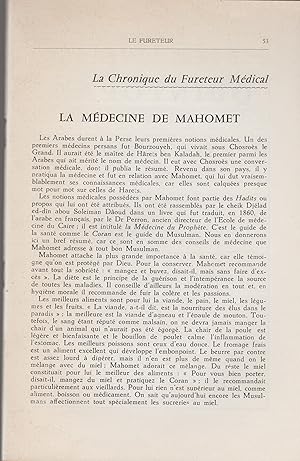 Imagen del vendedor de La Chronique du Fureteur Mdical. - 16 anne - N 2 - Fvrier 1957 - La Mdecine de Mahomet. a la venta por LIBRAIRIE PIMLICO