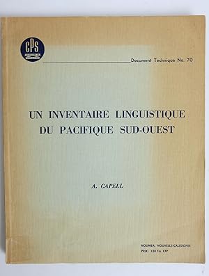 Un Inventaire Linguistique du Pacifique Sud-Quest