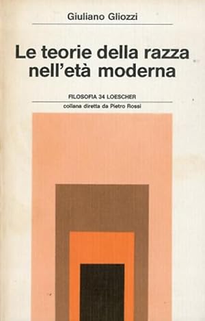 Image du vendeur pour Le teorie della razza nell'et moderna. mis en vente par BFS libreria