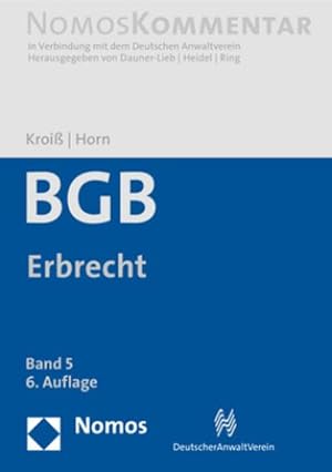 Seller image for Brgerliches Gesetzbuch: Erbrecht: Band 5 (Burgerliches Gesetzbuch, 5) for sale by Rheinberg-Buch Andreas Meier eK