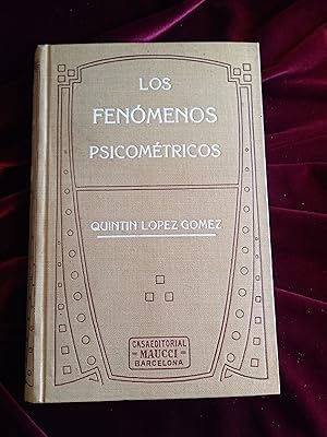 Imagen del vendedor de LOS FENMENOS PSICOMTRICOS a la venta por Llibreria Fnix