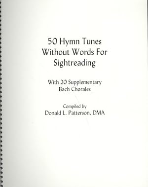 Seller image for 50 Hymn Tunes Without Words for Sightreading : With 20 Supplementary Bach Chorales for sale by GreatBookPrices