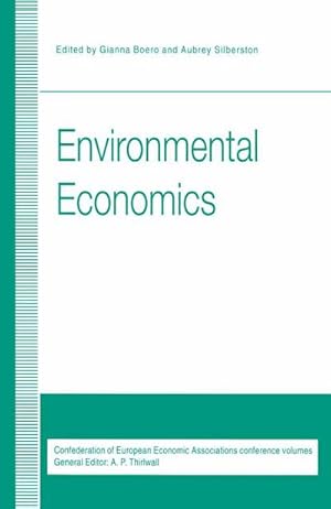 Immagine del venditore per Environmental Economics venduto da BuchWeltWeit Ludwig Meier e.K.