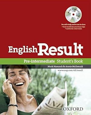 Immagine del venditore per English Result: Pre-Intermediate: Student's Book with DVD Pack: General English four-skills course for adults venduto da WeBuyBooks