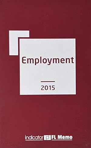 Imagen del vendedor de Employment Memo 2015 a la venta por WeBuyBooks