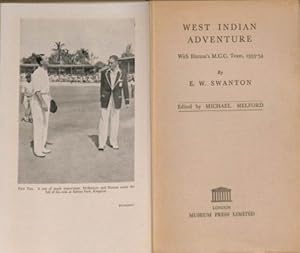 Imagen del vendedor de WEST INDIAN ADVENTURE: WITH HUTTON'S M.C.C. TEAM, 1953-54. a la venta por WeBuyBooks