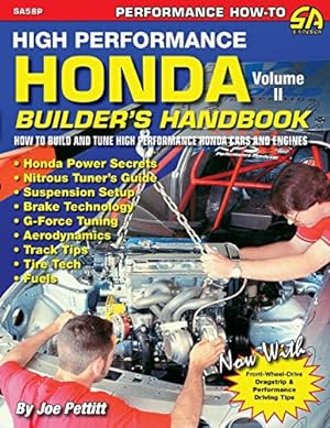 Bild des Verkufers fr High Performance Honda Builder's Handbook Volume II zum Verkauf von WeBuyBooks