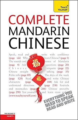 Image du vendeur pour Complete Mandarin Chinese: Teach Yourself mis en vente par WeBuyBooks