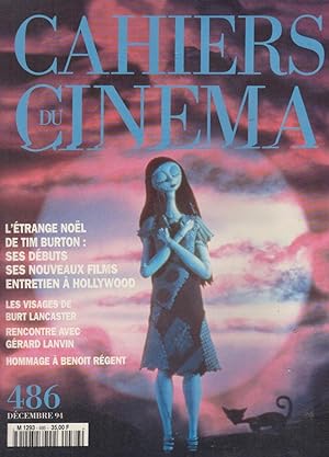 Imagen del vendedor de Cahiers du cinma n 486, dcembre 1994 a la venta por PRISCA