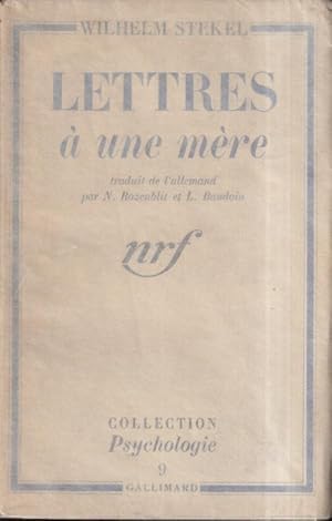 Immagine del venditore per Lettres  une mre venduto da PRISCA