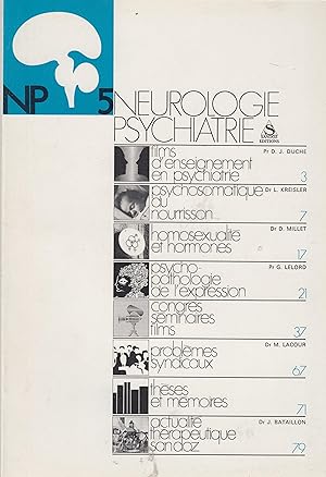 Seller image for Neurologie - Psychiatrie - N 5 for sale by LIBRAIRIE PIMLICO