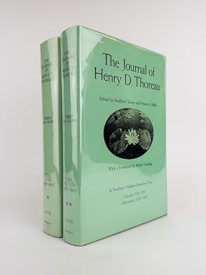 Immagine del venditore per THE JOURNAL OF HENRY D. THOREAU [Two Volumes] venduto da Second Story Books, ABAA
