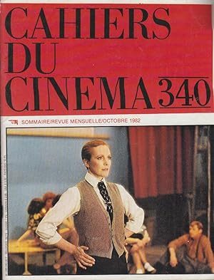 Image du vendeur pour Cahiers du cinma n 340, octobre 1982 mis en vente par PRISCA