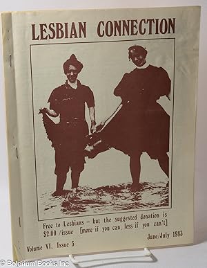 Seller image for Lesbian Connection: vol. 6, #3, June/July 1983 for sale by Bolerium Books Inc.