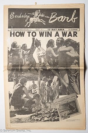 Immagine del venditore per Berkeley Barb: vol. 8, #22 (#198) May 30-June 5, 1969 How to Win a War venduto da Bolerium Books Inc.