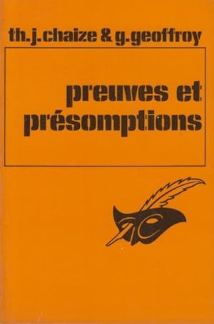 Seller image for Preuves et prsomptions for sale by PRISCA