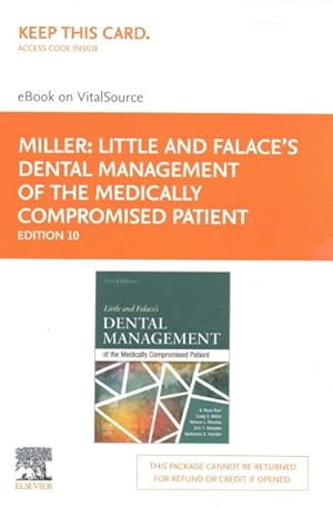 Seller image for Little and Falace's Dental Management of the Medically Compromised Patient - Elsevier Ebook on Vitalsource, Retail Access Card for sale by GreatBookPrices