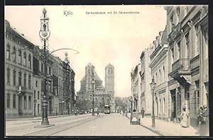 Ansichtskarte Köln, Gereonstrasse mit St. Gereonkirche