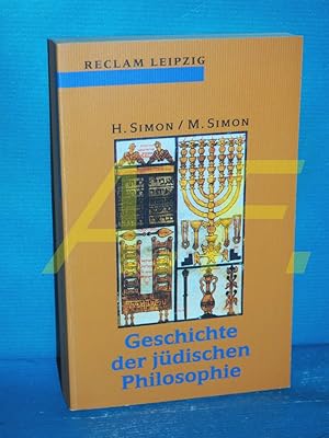 Bild des Verkufers fr Geschichte der jdischen Philosophie. Heinrich Simon/Marie Simon / Reclams Universal-Bibliothek , Bd. 1656, Teil von: Anne-Frank-Shoah-Bibliothek zum Verkauf von Antiquarische Fundgrube e.U.