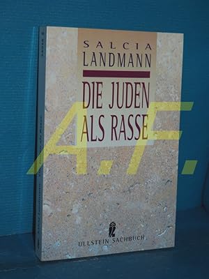 Bild des Verkufers fr Die Juden als Rasse. Ullstein , Nr. 34914 : Ullstein-Sachbuch zum Verkauf von Antiquarische Fundgrube e.U.