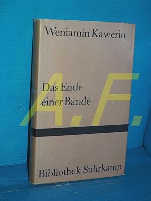 Imagen del vendedor de Das Ende einer Bande : Erzhlung (Bibliothek Suhrkamp Band 332) a la venta por Antiquarische Fundgrube e.U.