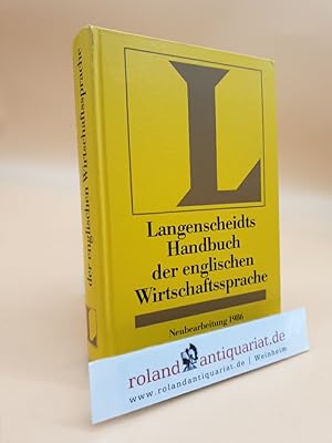 Langenscheidts Handbuch der englischen Wirtschaftssprache von Jochen Rudolph