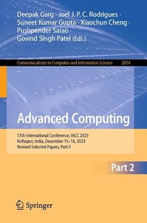 Seller image for Advanced Computing for sale by BuchWeltWeit Ludwig Meier e.K.